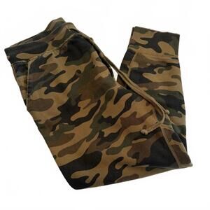 Nili Lotan Nolan Camo Sweatpants Women's Size‎ Small 100% Cotton Pristine